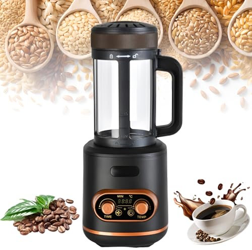 Tostatrice per caffè Professionale, tostatrice per caffè elettrica con Timer da 30 Minuti, Regolazione della Temperatura da 0 a 250 ℃, Macchina per cuocere Il caffè Automatica da 300 g per casa