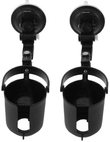 OSOLADY 2piezas Soporte De Bebidas para Coche con Ventosa Soporte para Vasos y Botellas Fácil Instalación y Uso Resistente y Duradero