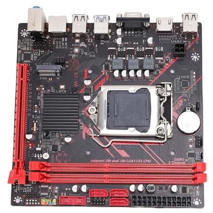 Mining Motherboard Supports for Nvme 3Xserial Lga1155 Ata 2.0 2Xddr3 B75 Cpu Itx M.2, Mainboard Motherboards