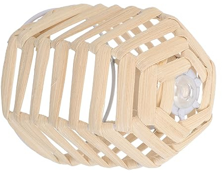 KONTONTY Paralume in Bambù Paralume Piccolo Decorazione Artigianale Per Catene Lampade Sospese