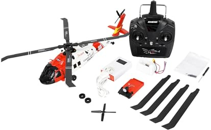 UH60 Black Hawk Coastguard Helikopter 6G/3D RTF inkl. Fernsteuerung, Akku, Ladekabel, 1:47