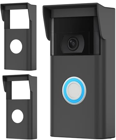 Baaletc Ring Doorbell Silicone Skin Case Cover Compatible with Ring Video Doorbell 2nd Gen, protective silicone case against UV radiation and rain for the Rings Video Door bell 2nd