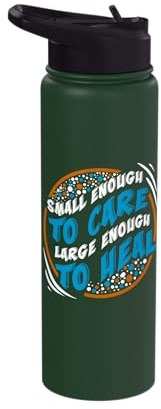 Small enough to care large enough - Pharmacy Pharmacist Stainless Steel Insulated Water Bottle
