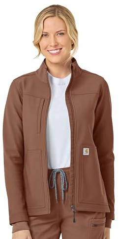 Carhartt Rugged Flex Women's Bonded Fleece Jacket, Nutmeg, S