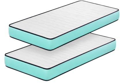 DORMISSIMO Matratze Pack 2 Promo Confort 80x160 -H2- Höhe 14 cm Super weiche Polsterung - jugendlich - ideal für Nest-Betten