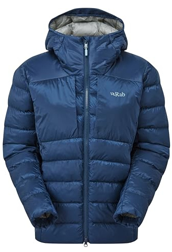 Rab Women’s Cirrus Ultra Hoody - Lightweight Insulated Jacket for Trekking, Climbing, & Skiing - Tempest Blue - X-Large