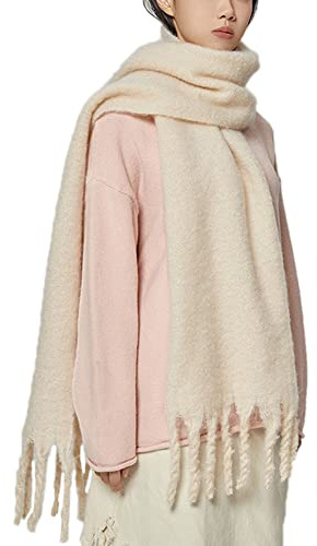 OUNIYA Damen Chunky Scarves Schal für kaltes Wetter