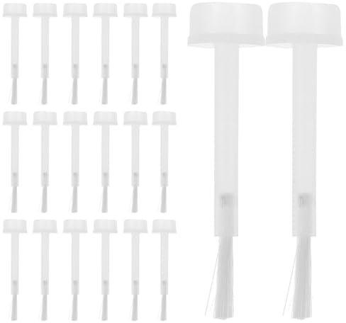 Didiseaon Nail Polish Brush Replacement 250pcs Small Gel Polish Bottle Brush Long Oval Bristles for Manicure Nail Salon Supplies