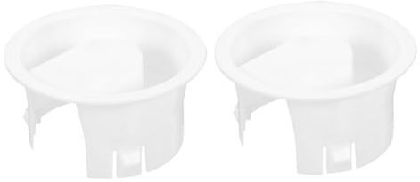 MOLUCKFU 2pcs Cold Water Jug Lids Filter Stripes Sturdy Replacement Pitcher Covers for Household Glass Water Pitchers Suitable for Tea and Beverage Use