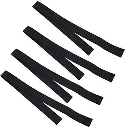 HAPINARY Fascia Per Parrucca Donna Elastica Fasce Per Parrucca Regolabili Nere Poliestere Comode