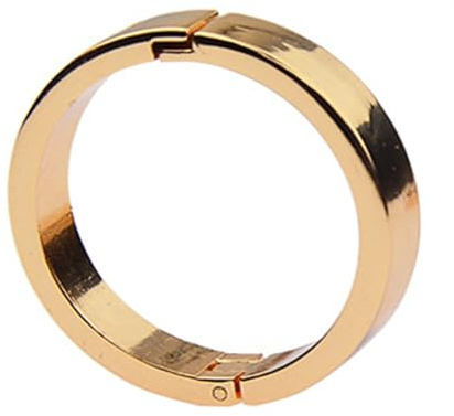 WEJFHBCOV SM 5 storlekar penisring penisring penisträningsring rostfritt stål glansring testikelring penis glans intimsmycken förhud erotisk leksak for män(45mm)