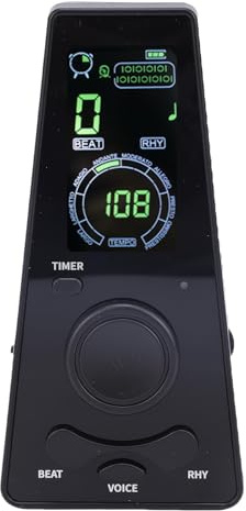 Luocute Elektronisches Digitales Metronom, 40 Bis 208 Bpm, Rhythmusmodi, LED -Bildschirm, für Anfängerprofis, Praxis Anpassen