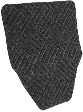 TOGEVAL Tpr Urinal Floor Mat for Men, Water Absorbent and Washable Bathroom Pad with Non-slip Backing, Sturdy Protection for Toilet and Public Restroom Urinal Areas, 17x20 Inch