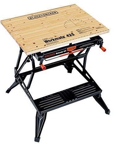 BLACK+DECKER Workmate Portable Workbench, 425-to-550-Pound Capacity (WM425)