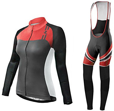 UGLY FROG Winter Damen Langarm Frauen Mountainbike Jersey Shirts Lange Rennrad Bekleidung MTB +Bib Lange Hosen Anzüge Fahrradbekleidung