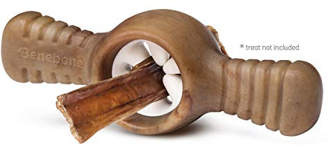 Benebone Durable Interactive Pawplexer Dog Chew Toy for Aggressive Chewers, Real Bacon, Small | Gefertigt in den USA, ECHTER Speckgeschmack, Langlebig