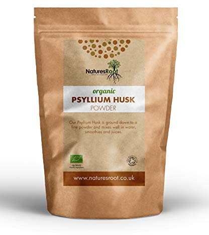 Nature’s Root Organic Psyllium Husk Powder - Non-GMO | Natural Source of Soluble Fibre | Fine Milled in India | High Nutritional Value | Resealable Pouch (250g)