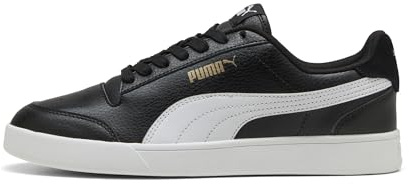 PUMA Unisex Shuffle Turnschuhe, Puma Black Puma White Puma Team Gold, 47 EU