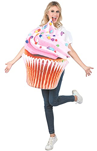 DEGUISE TOI Vegaoo Cupcake-Kostüme für Damen Lebensmittel-Kostüm bunt