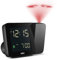 Braun Digital Projection Alarm Clock with 4 Backlight options, Negative LCD Display, Quick Set, Beep Alarm in Black, model BC15B