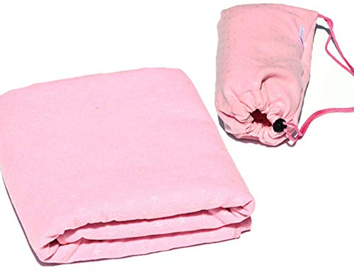 HEELPPO Yogahandtuch Antirutsch Yogatuch rutschfest Sporthandtuch Yoga Handtuch Übungsmatte Handtuch Yogatücher Für Heißes pink,-