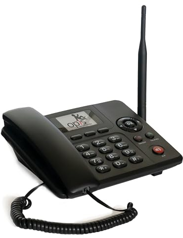 Opis Purofon Mobile 4G (UK Version): Mobile GSM Tischtelefon mit SIM-Karte/Seniorenhandy Ersatz/Seniorentelefon/SIM Tischtelefon schwarz
