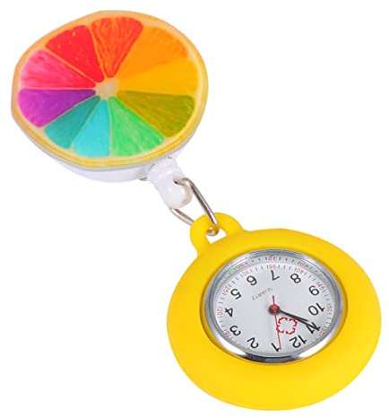 Holibanna Lustige Schwestern Taschenuhr Aus Langlebigem Material Einziehbare Hängende Krankenschwesteruhr Mit Klarem Zifferblatt Für Medizinisches Personal Und Geschenk