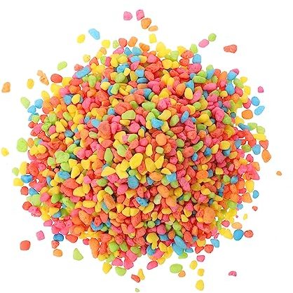 DOITOOL 2packungen Bunte Aquarium-Steine Pack Dekorative Kieselsteine Für Aquarien Vasen Und Pflanzgefäße Farbige Natursteine Zur Einzigartigen Gestaltung Und Sicheren Haltung Von