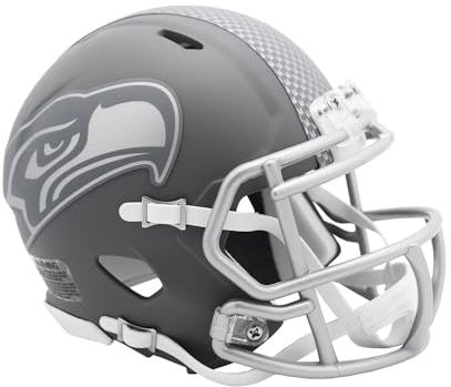 NFL Mini Speed Helm Seattle Seahawks Slate Collection Edition Footballhelm