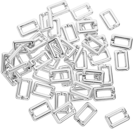PartyKindom 50stücke Ersatz Kettengliedverbinder Schnellverbinder Für Kette Reparatur Glieder Kettenschnellverbinder Ersatzgliedverbinder Kettenhaken Glieder Zur Kettenverbindung