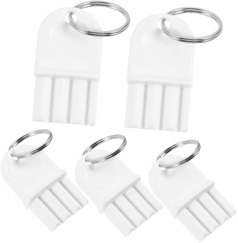 BEBEMOKO Universal-Ersatzschlüssel für Toilettenpapierspender, 5 Stück, Papierhandtuch- und Toilettenpapierspender, Schlüssel für die meisten gängigen Handtuchspender