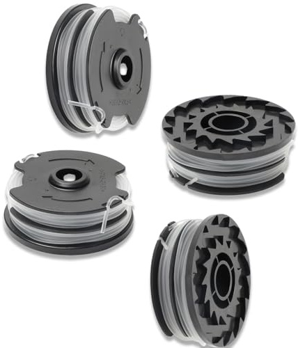 4 Pezzi Bobina,Compatibile con Parkside 20-Li PRT 50 PRT 300 PRT 550,Tappi di Ricambio per decespugliatore,Bobina di ricambio del tagliaerba