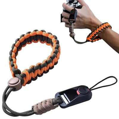 TPZORJX sangle appareil photo,dragonne,dragonne appareil photo,Sangle de Poignet pour Appareil Photo avec Boucle a Declenchement Rapide Dragonne Appareil Photo en Nylon pour DSLR ou Sans Miroir