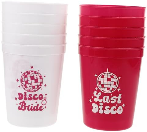 GAROZATION 10pezzi Bicchieri Per Feste Plastica Riutilizzabili Bicchieri Per Eventi Matrimonio e Festival Resistente e Sicuro