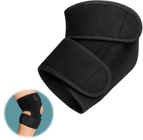 wilcractk Coudière de compression pour homme réglable respirante noire, coudière sportive confortable avec maintien ferme et bonne ventilation pour le cyclisme, la gym et les activités de plein air