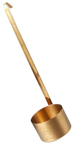ULTECHNOVO Mestolo Per Vino in Acciaio Manico Lungo Mestolo Per e Zuppa Accessorio Da Cucina Resistente e Per Riempire Bottiglie e Contenitori