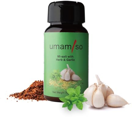 Umamiso Mi-Salt | Plant-Based Japanese Seasoning with Miso, Garlic & Herbs, All-Natural Umami Blend for Cooking, Popcorn, Fries, Grilled Fish & Meats | Gourmet Flavor with Sweetness, Rich Aroma & Savory Texture