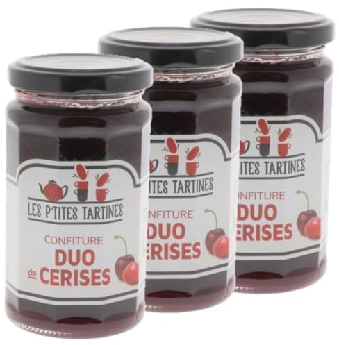 Lot 3x Confiture de duo de cerises - Pot 265g