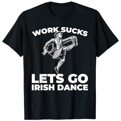 Irlandesa Céili Irlanda Tradicional - Bailarín Danza Baile Camiseta