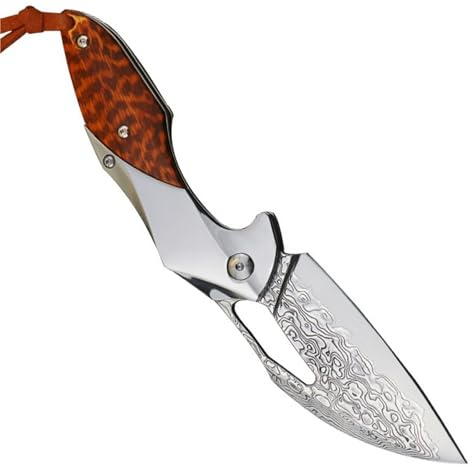 GHYBIER Klappmesser Einhandmesser Outdoor Messer VG10 Scharfes Taschenmesser for Outdoor Jagd Camping Jagd Küche Messer OutdoorKnife feststehende Klinge