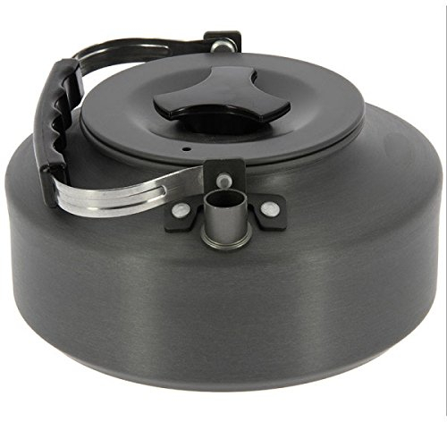 G8DS Leichter Camping-Wasser-Kessel 1,1 l Aluminium Campinggeschirr Kochgeschirr Camping-Koch-Geschirr Alu Outdoor Wasserkocher