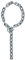 ABUS Unisex, Vorhängeschloss 9Ks250 Loop, unicolor, 250 cm