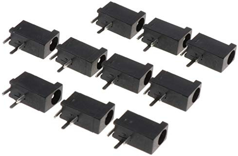10er Female DC Strom Jack Sockel Buchse Einbaubuchse Adapter, 3.5x1.35mm