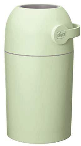 Chicco Windeleimer Odour Off, geruchsdichtes System, platzsparender Baby Windeleimer mit Deckel, einfach zu benutzen und zu reinigen, Ohne Nachfüllkassetten, funktioniert mit herkömmlichen Tüten