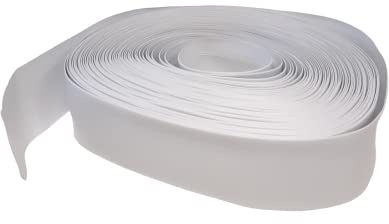 MadeInNature Plinthe souple flexible en PVC de haute qualité Blanc, Gris Clair, Gris Foncé, Noir, hauteur 60 mm ou 120 mm/Longueur au choix (Hauteur 120 mm x 15 m, Blanc)