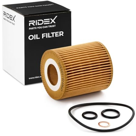 RIDEX 7O0061 Ölfilter Kompatibel mit BMW 3 Touring E91 Filtereinsatz mit Dichtungen