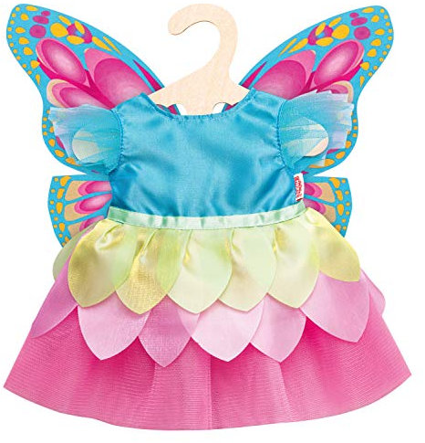 Heless 1030 – Älvklänning för dockor i fjärilsdesign, storlek 28–35 cm