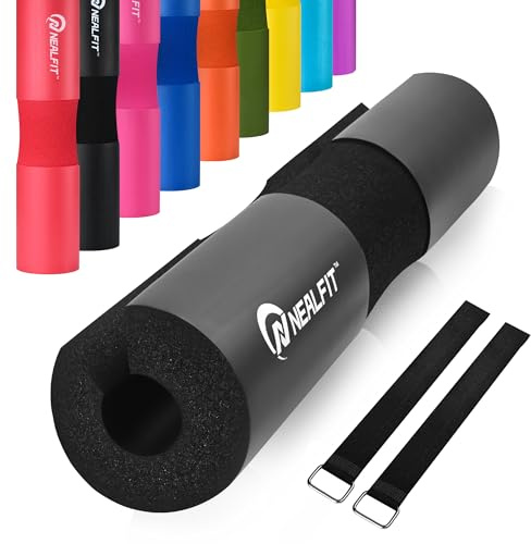 NEALFIT Langhantel Polster, Hip Thrust Polster für Langhantelstange, Extra Dicke Nackenpolster Langhantel, Barbell Pad nackenschutz für Squats, Booty Training, Gym