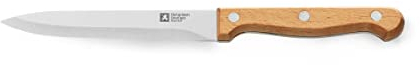 Richardson Sheffield - Couteau utile - Artisan - Acier inoxydable 13 C, Finition Satinée - Lame 12.5 cm - Bois clair