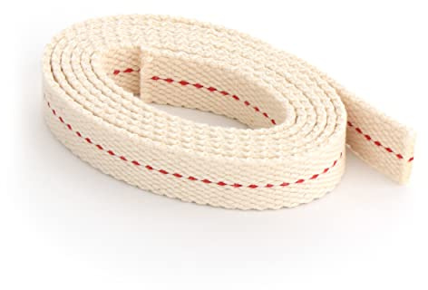 NKlaus Lampendocht Baumwolle Breite: 12,5mm; 12,5mm, 12,5mm, 1 Stück | feuerhand docht